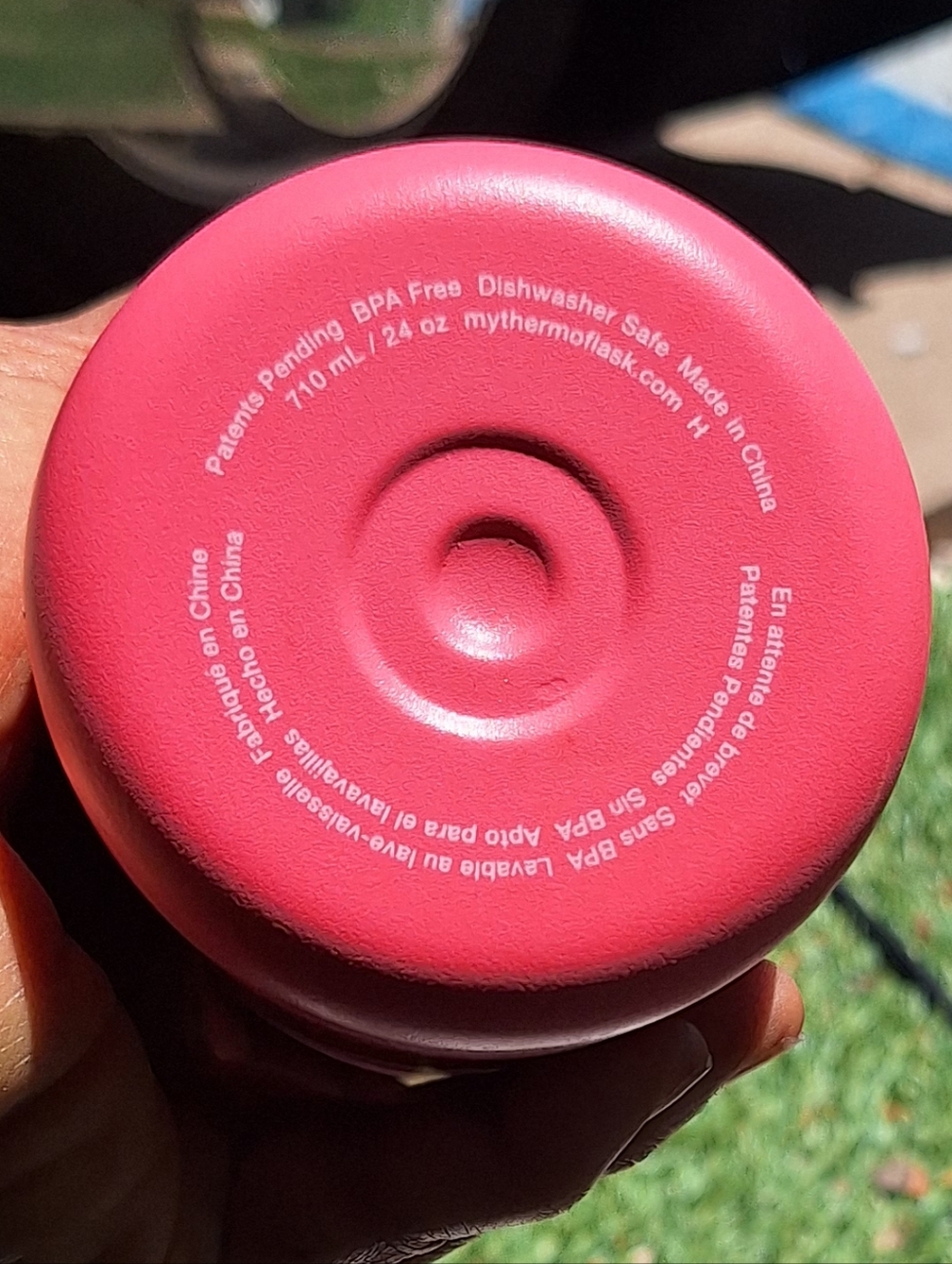 ThermoFlask insulated stainless steel water bottle pink 24 Oz - Picture 2 of 8